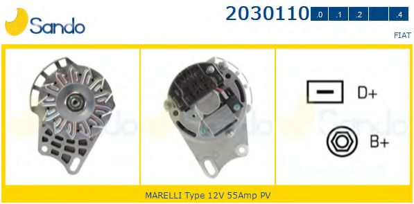 SANDO 2030110.0 Генератор 