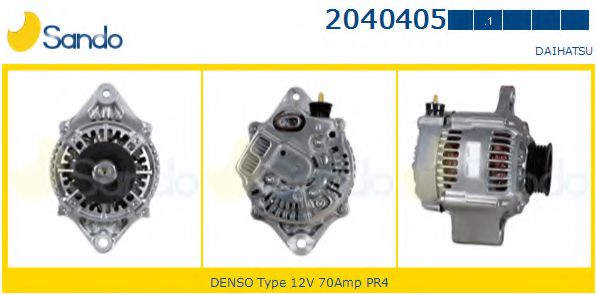 SANDO 2040405.1 Генератор для DAIHATSU GRAN MOVE (Дайхатсу Гран моvэ) SANDO 2040405.1 Генератор для DAIHATSU GRAN MOVE (Дайхатсу Гран моvэ)