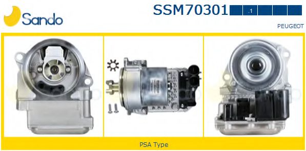 SANDO SSM70301.1 Электромотор, рулевой механизм для PEUGEOT 207 (Пежо 207) SANDO SSM70301.1 Электромотор, рулевой механизм для PEUGEOT 207 (Пежо 207)
