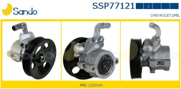 SANDO SSP77121.1 Гидравлический насос, рулевое управление для CHEVROLET CAPTIVA (Шевроле Каптива) SANDO SSP77121.1 Гидравлический насос, рулевое управление для CHEVROLET CAPTIVA (Шевроле Каптива)