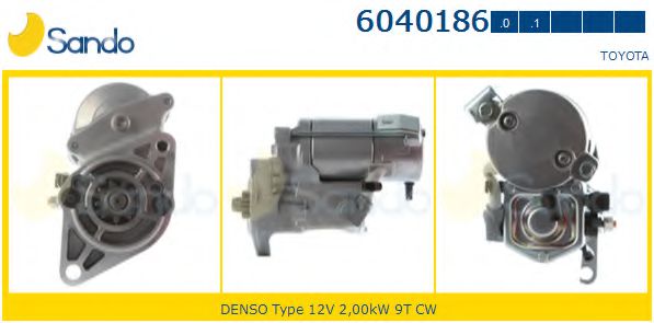 SANDO 6040186.0 Стартер 