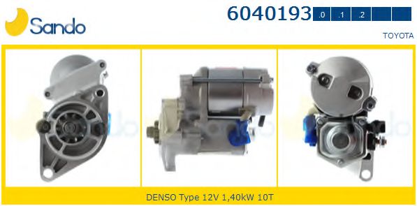 SANDO 6040193.0 Стартер 