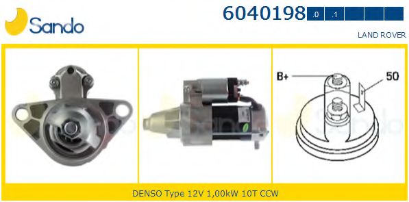 SANDO 6040198.0 Стартер 