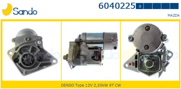 SANDO 6040225.0 Стартер 