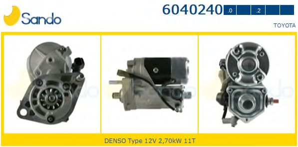 SANDO 6040240.0 Стартер 