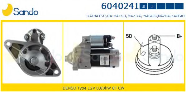 SANDO 6040241.0 Стартер 