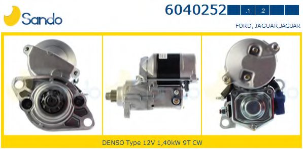 SANDO 6040252.1 Стартер для JAGUAR VANDEN PLAS (Ягуар Vандэн плас) SANDO 6040252.1 Стартер для JAGUAR VANDEN PLAS (Ягуар Vандэн плас)