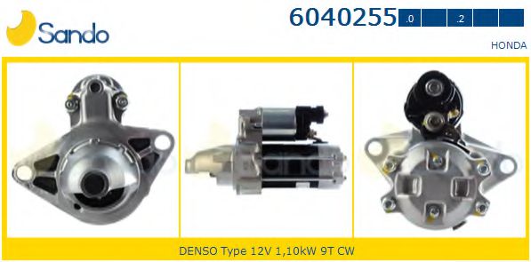 SANDO 6040255.0 Стартер 