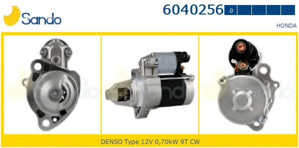 SANDO 6040256.0 Стартер<br >L13A1 