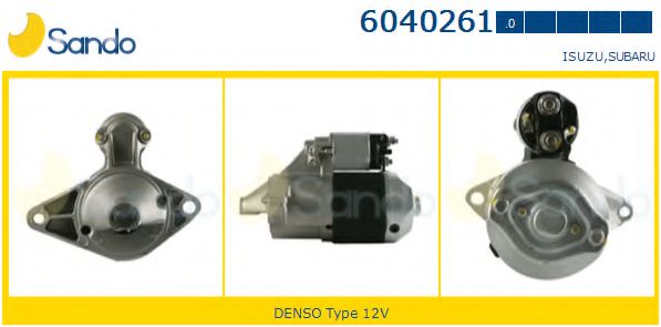 SANDO 6040261.0 Стартер 