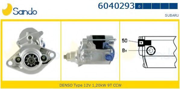 SANDO 6040293.0 Стартер 