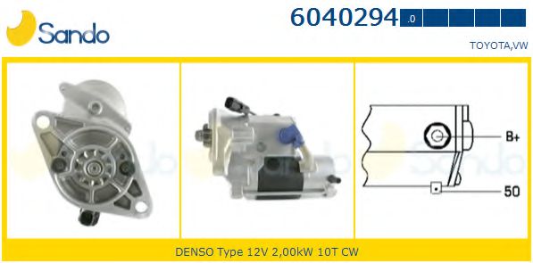SANDO 6040294.0 Стартер 