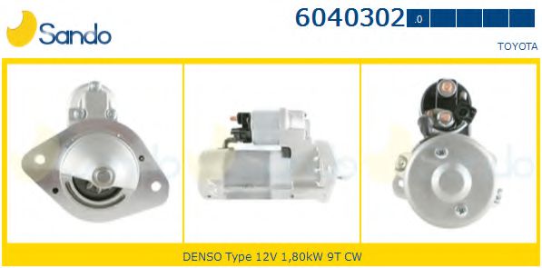 SANDO 6040302.0 Стартер<br >2 