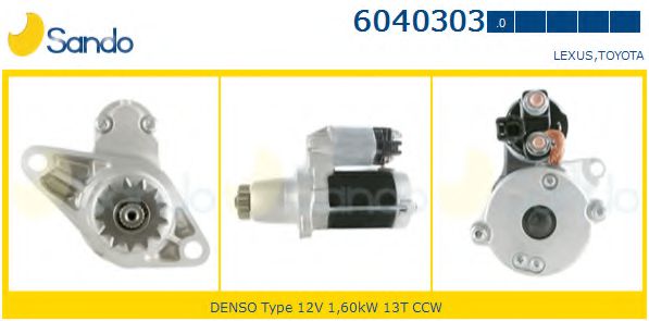 SANDO 6040303.0 Стартер 