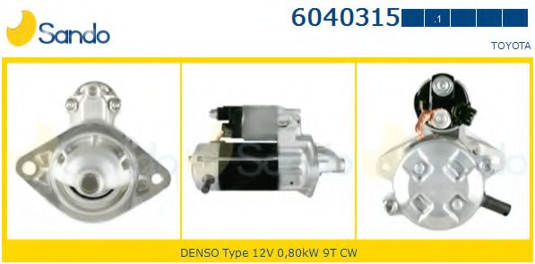 SANDO 6040315.1 Стартер 
