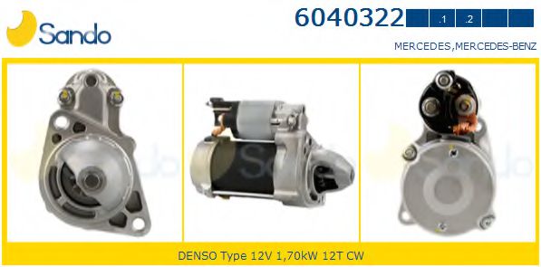 SANDO 6040322.1 Стартер<br >для автомобилей без функции старт-стоп 