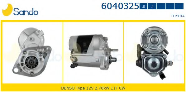 SANDO 6040325.0 Стартер 