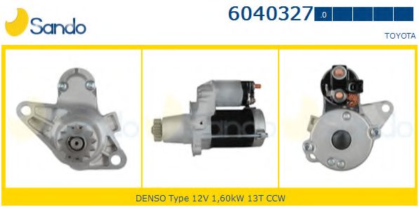 SANDO 6040327.0 Стартер 