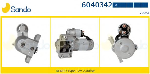 SANDO 6040342.0 Стартер 