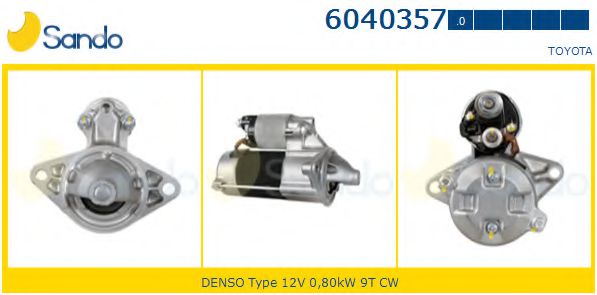 SANDO 6040357.0 Стартер 