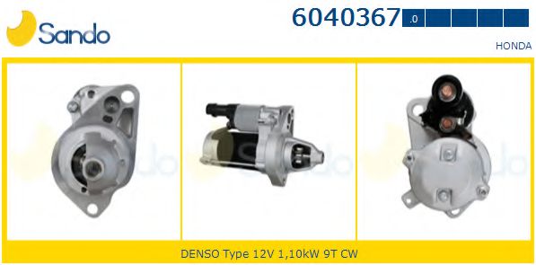 SANDO 6040367.0 Стартер 