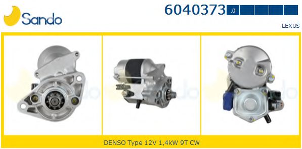 SANDO 6040373.0 Стартер 