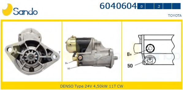 SANDO 6040604.2 Стартер 