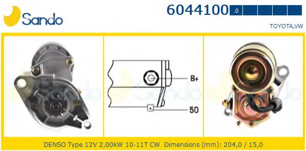 SANDO 6044100.0 Стартер 