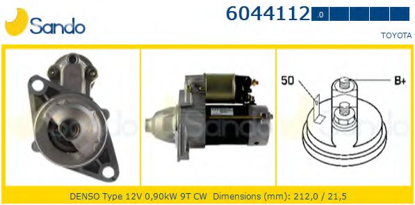 SANDO 6044112.0 Стартер<br >18R 