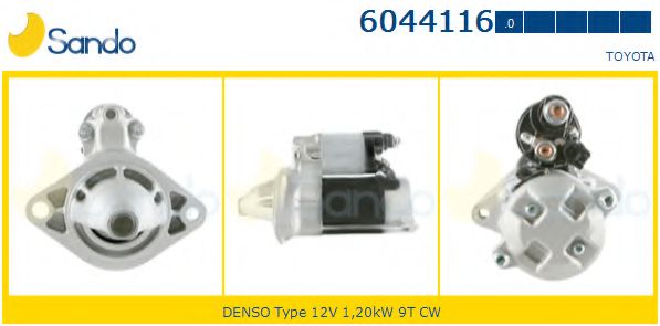 SANDO 6044116.0 Стартер 