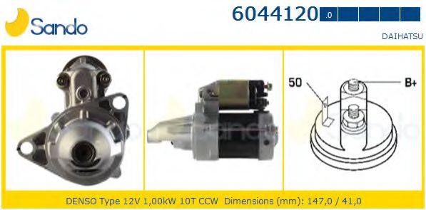 SANDO 6044120.0 Стартер 