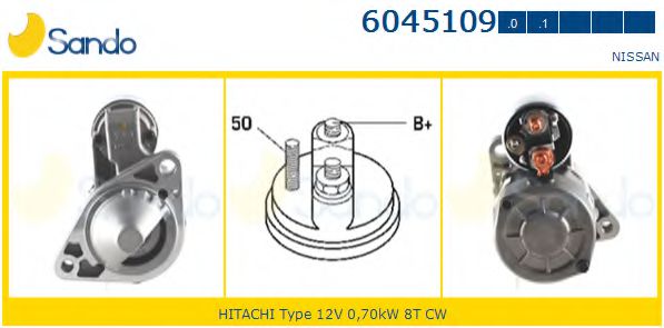 SANDO 6045109.0 Стартер 