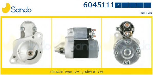 SANDO 6045111.0 Стартер<br >01 2000 