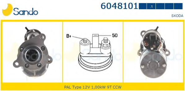 SANDO 6048101.1 Стартер<br >AME 