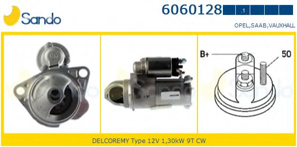SANDO 6060128.1 Стартер 