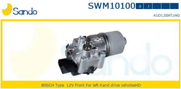 SANDO SWM10100.0 Двигатель стеклоочистителя для SEAT EXEO (Сеат Эxэо) SANDO SWM10100.0 Двигатель стеклоочистителя для SEAT EXEO (Сеат Эxэо)