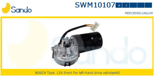 SANDO SWM10107.0 Двигатель стеклоочистителя для VOLKSWAGEN LT 28-35 II (Фольксваген Лт 28-35 2) SANDO SWM10107.0 Двигатель стеклоочистителя для VOLKSWAGEN LT 28-35 II (Фольксваген Лт 28-35 2)