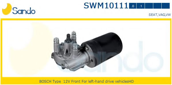 SANDO SWM10111.0 Двигатель стеклоочистителя для SEAT TOLEDO (Сеат Толэдо) SANDO SWM10111.0 Двигатель стеклоочистителя для SEAT TOLEDO (Сеат Толэдо)