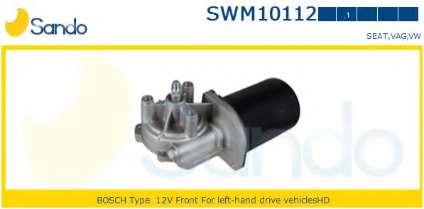 SANDO SWM10112.1 Двигатель стеклоочистителя для SEAT AROSA (Сеат Ароса) SANDO SWM10112.1 Двигатель стеклоочистителя для SEAT AROSA (Сеат Ароса)