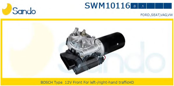 SANDO SWM10116.0 Двигатель стеклоочистителя для VOLKSWAGEN SHARAN (Фольксваген Шаран) SANDO SWM10116.0 Двигатель стеклоочистителя для VOLKSWAGEN SHARAN (Фольксваген Шаран)