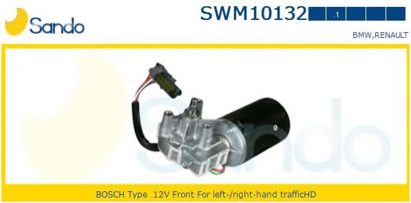 SANDO SWM10132.1 Двигатель стеклоочистителя для RENAULT THALIA I (Рено Тхалиа и) SANDO SWM10132.1 Двигатель стеклоочистителя для RENAULT THALIA I (Рено Тхалиа и)