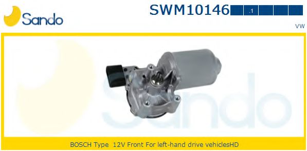 SANDO SWM10146.1 Двигатель стеклоочистителя для VOLKSWAGEN JETTA VI IV (Фольксваген Джетта 6 4) SANDO SWM10146.1 Двигатель стеклоочистителя для VOLKSWAGEN JETTA VI IV (Фольксваген Джетта 6 4)