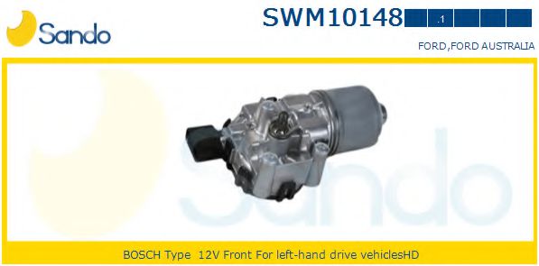 SANDO SWM10148.1 Двигатель стеклоочистителя для FORD FIESTA (Форд Фиэста) SANDO SWM10148.1 Двигатель стеклоочистителя для FORD FIESTA (Форд Фиэста)