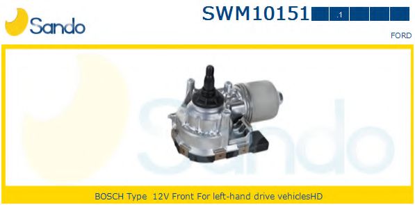 SANDO SWM10151.1 Двигатель стеклоочистителя для FORD FOCUS III (Форд Фокус 3) SANDO SWM10151.1 Двигатель стеклоочистителя для FORD FOCUS III (Форд Фокус 3)