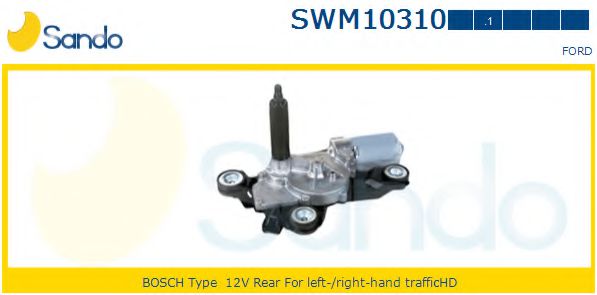SANDO SWM10310.1 Двигатель стеклоочистителя для FORD FOCUS III (Форд Фокус 3) SANDO SWM10310.1 Двигатель стеклоочистителя для FORD FOCUS III (Форд Фокус 3)