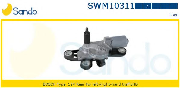 SANDO SWM10311.1 Двигатель стеклоочистителя для FORD KUGA I (Форд Куга 1) SANDO SWM10311.1 Двигатель стеклоочистителя для FORD KUGA I (Форд Куга 1)