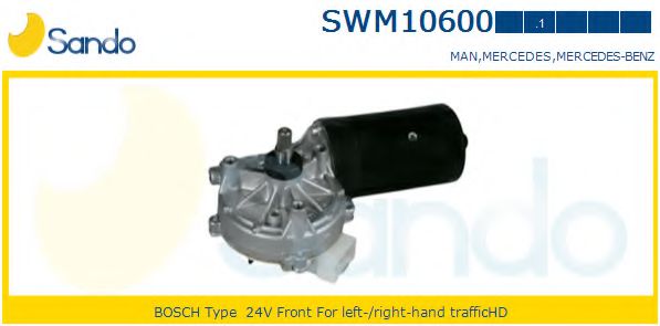 SANDO SWM10600.1 Двигатель стеклоочистителя для MERCEDES-BENZ MK (Мэрcэдэс-бэнз Мк) SANDO SWM10600.1 Двигатель стеклоочистителя для MERCEDES-BENZ MK (Мэрcэдэс-бэнз Мк)