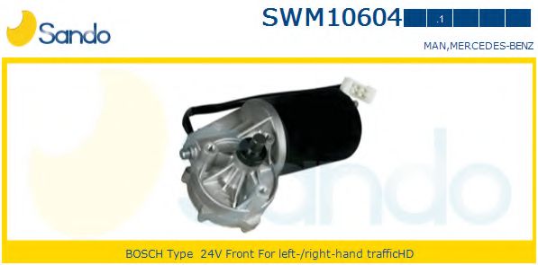 SANDO SWM10604.1 Двигатель стеклоочистителя для MAN (Ман) SANDO SWM10604.1 Двигатель стеклоочистителя для MAN (Ман)
