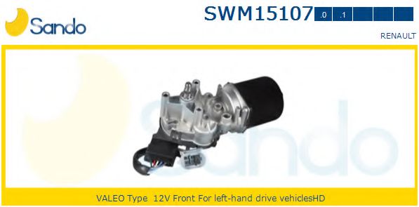 SANDO SWM15107.0 Двигатель стеклоочистителя для RENAULT THALIA I (Рено Тхалиа и) SANDO SWM15107.0 Двигатель стеклоочистителя для RENAULT THALIA I (Рено Тхалиа и)