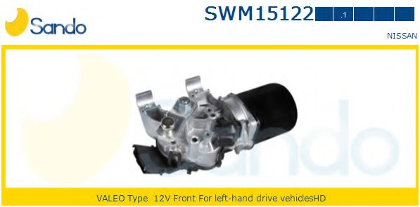 SANDO SWM15122.1 Двигатель стеклоочистителя для NISSAN DUALIS (Ниссан Дуалис) SANDO SWM15122.1 Двигатель стеклоочистителя для NISSAN DUALIS (Ниссан Дуалис)
